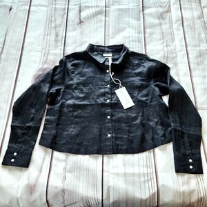 Joie Black Button Down Shirt
